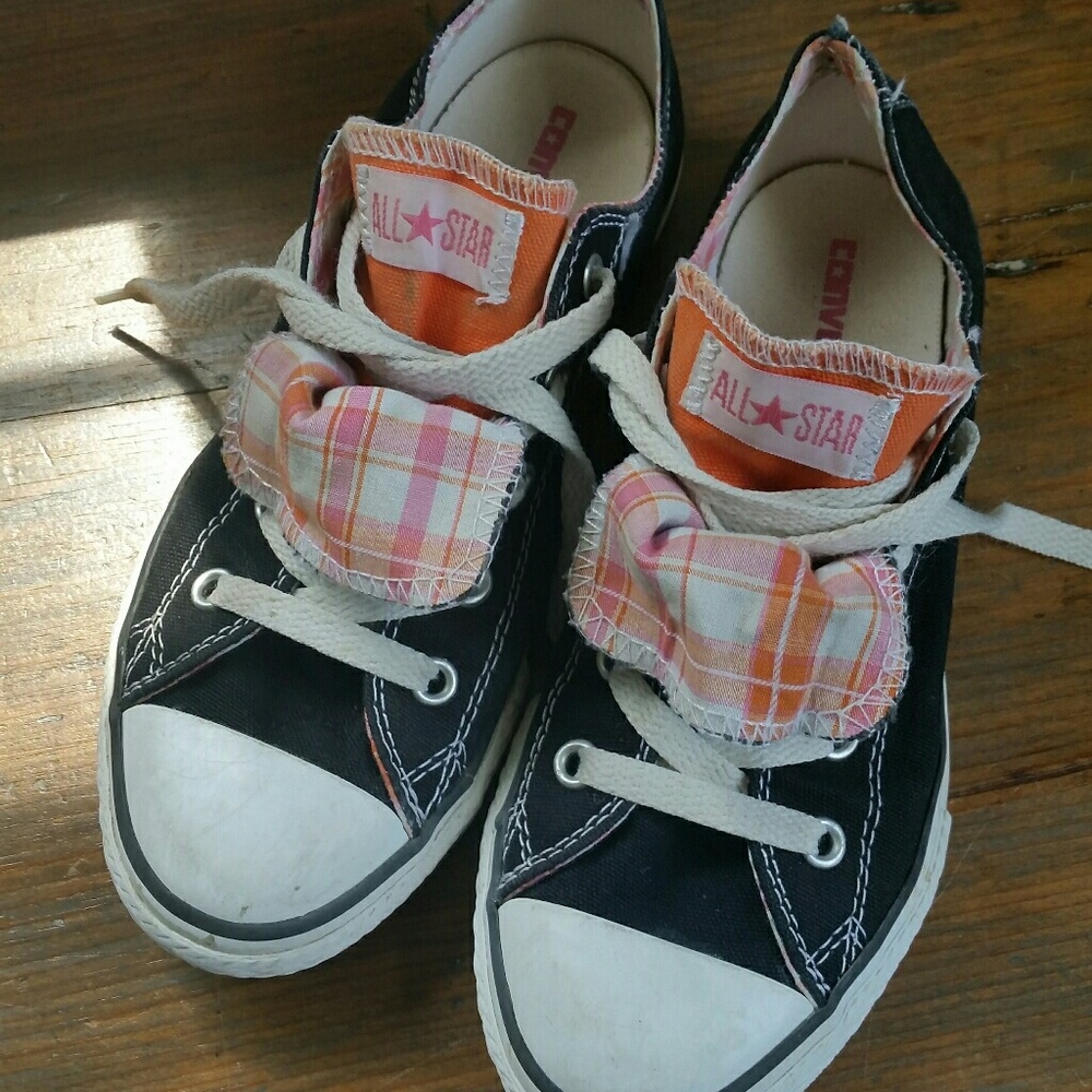 Converse All Star Lows Chuck Taylor Double Tongue